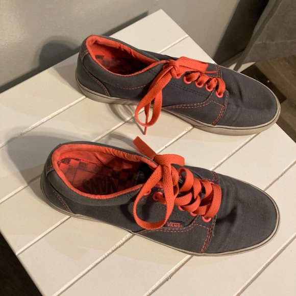 Gray pink lace up vans US 6.5 - Picture 4 of 5